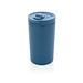 XD COLLECTION Doppelwandiger Vakuum-Becher aus RCS recyceltem SS, blau