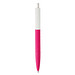 XD COLLECTION Druckkugelschreiber X3 mit Smooth-Touch, blaue Mine, rosa/weiß