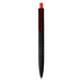 XD COLLECTION Druckkugelschreiber X3 mit Smooth-Touch, blaue Mine, rot/schwarz