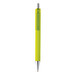 XD COLLECTION Druckkugelschreiber X8 mit Smooth-Touch, blaue Mine, limone
