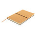 XD COLLECTION Notizbuch aus recyceltem Leder, DIN A5, liniert, braun