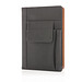 XD COLLECTION Notizbuch mit Telefontasche, schwarz