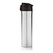 XD COLLECTION Vakuum Flasche Easy Lock, 450 ml, silber/schwarz