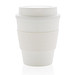 XD COLLECTION Wiederverwendbarer Kaffeebecher, 350 ml, weiß