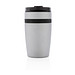 XD XCLUSIVE auslaufsicherer Vakuum-Becher Sierra, 280 ml, silber/schwarz