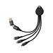 XD XCLUSIVE Terra 6-in-1-Ladekabel aus RCS recyceltem Aluminium, grau
