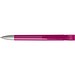 uma® Kugelschreiber YES SI transparent inkl. Metallspitze, magenta