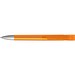 uma® Kugelschreiber YES SI transparent inkl. Metallspitze, orange