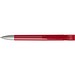 uma® Kugelschreiber YES SI transparent inkl. Metallspitze, rot