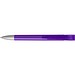 uma® Kugelschreiber YES SI transparent inkl. Metallspitze, violett