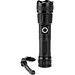 YVIAN. Recycled aluminium rechargeable torch (100% rAL) 10 W, Schwarz
