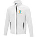Zelus Fleecejacke für Herren, weiß,  3XL