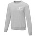 Zenon Herrenpullover mit Rundhalsausschnitt, heather grau, S