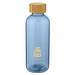 Ziggs 650 ml Sportflasche aus recyceltem Kunststoff, transparent blau