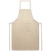 ZIMBRO. Schürze mit recycelter Baumwolle (140 g/m²), Natur
