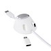 6-in-1 Ladekabel inkl. Kabelhalter REEVES-CONVERTICS DESKTOP, silber