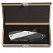 METMAXX® Taschenmesser Carbon in Holzbox, schwarz