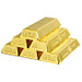 Feuerzeug Goldbarren, goldfarben