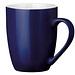 Tasse Gloria, 370 ml, kobaltblau/weiß