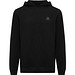 Iqoniq Yengo Hoodie mit Seitentaschen aus rec. Baumwolle, schwarz, XXS