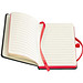 Notizbuch BlackLine, DIN A6, liniert, schwarz/rot