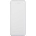 Adhil 10 W 10.000 mAh Powerbank aus recyceltem Kunststoff mit 2 integrierten Kabeln, weiss