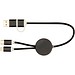 Alasia 30 cm 5-in-1 Kabel aus recyceltem Kunststoff für Datenübertragung und 27W Schnellladung, schwarz