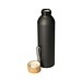 Aluminiumflasche Bamboo 0,6 l, blau/natur