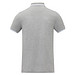 Amarago Polo mit abgesetztem Rand für Herren, heather grau, XL