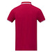 Amarago Polo mit abgesetztem Rand für Herren, rot, XL