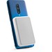 AMPERE 5. Magnetische Powerbank mit 5'000 mAh und superschnellem kabellosem Ladegerät (15 W) aus Recyceltes ABS (100% rABS), Weiß