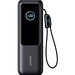 Anker Powerbank 25.000mAh-165W, mit integr. einziehb. Kabel, grau, schwarz
