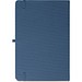 ANNE. A5 Notizbuch aus recyceltem Polyester (100% rPET) mit linierten Seiten, Blau