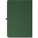 ANNE. A5 Notizbuch aus recyceltem Polyester (100% rPET) mit linierten Seiten, Dunkelgrün