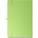 ANNE. A5 Notizbuch aus recyceltem Polyester (100% rPET) mit linierten Seiten, Hellgrün