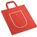 ARLON. Faltbare Einkaufstasche aus Non-woven (80 g/m²), Rot
