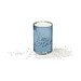 Badesalz-Dose XL 300 g, Happy Easter , grau