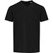 Balfour 200 g/m² Kurzärmeliges T-Shirt V-Ausschnitt Bio Baumwolle (OCS), unisex, schwarz, L