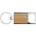 Bambus Schlüsselanhänger mit Flaschenöffner, beige