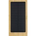 Bambus Solar-Powerbank Elz, beige