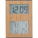 Bambus Tischuhr BRUNHILDE, beige