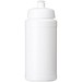 Baseline® Plus 500 ml Flasche mit Sportdeckel, weiß/weiß