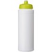 Baseline® Plus grip 750 ml Sportflasche mit Sportdeckel, weiß/limone