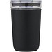 Bello 420 ml Glasbecher mit Außenwand aus recyceltem Kunststoff, schwarz