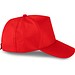 BENEDICT. Kappe aus recyceltem Polyester (100% rPET), Rot