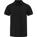 Beryl 220 g/m² Kurzärmeliges Poloshirt Bio-Recyclingmaterial (OCS), unisex, schwarz, M