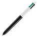 BIC® 4-Farb-Kugelschreiber, schwarz/weiß