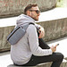 HALFAR Gürteltasche BodyBag Trend, grau meliert