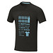 Borax Cool Fit T-Shirt aus recyceltem  GRS Material für Herren, schwarz, 3XL
