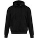 Boris Oversize Kapuzenpullover aus recycelter 280 g/m2 Bio Baumwolle (OCS), unisex, schwarz, S